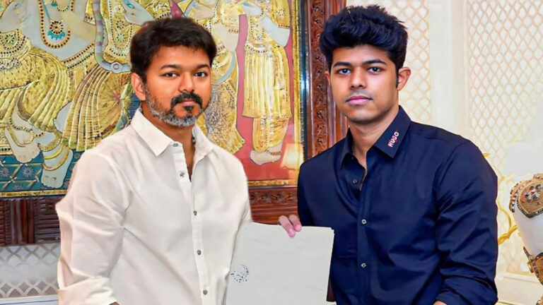 Vijay Son Jason Acted as hero with famous actress daughter