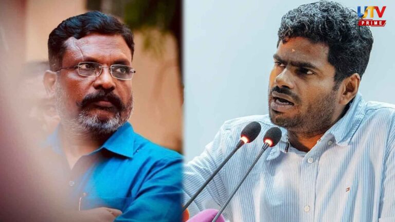 Are Stalin and Udhayanidhi Tamil names? Annamalai left Thirumavalavan stunned!