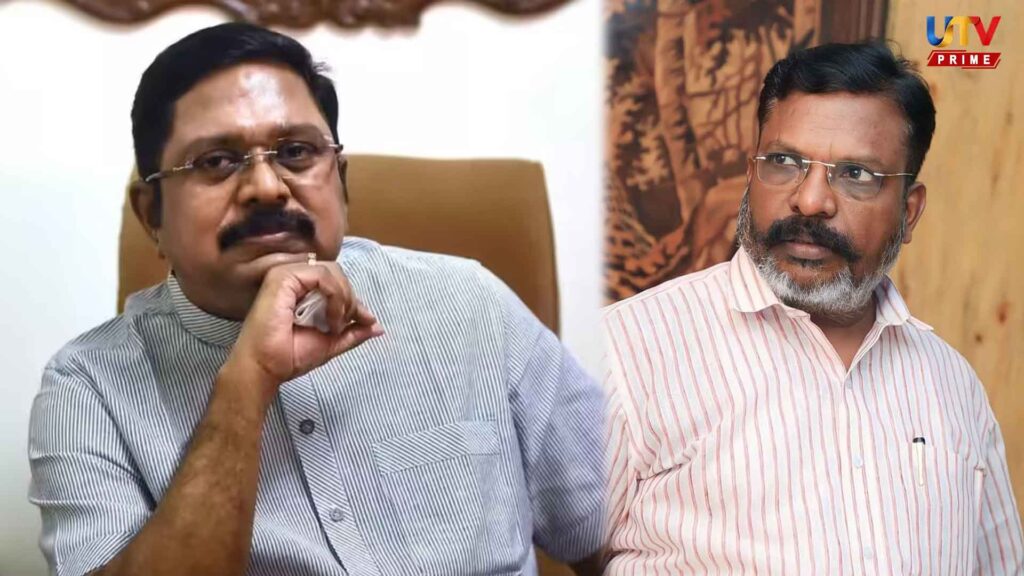 Does Thiruma have the courage and audacity to ask, "Are Karunanidhi and Stalin Tamil names?" Attack TTV