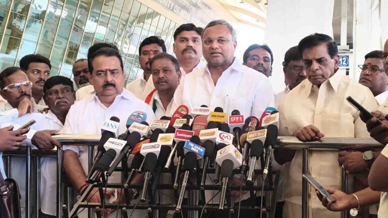 Will Congress form an alliance with TVK.. Karti Chidambaram lashes out at Rahul's comments!!