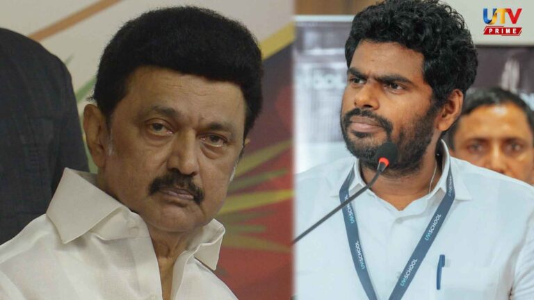 Annamalai Criticized CM Stalin