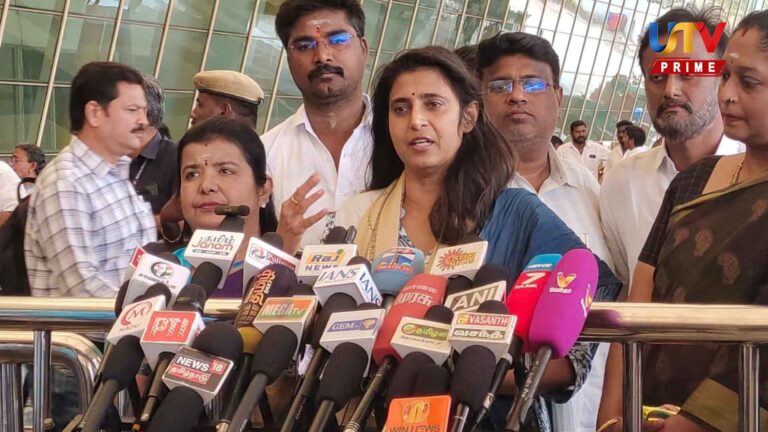 Ask Chief Minister Stalin to go for a walk after 8 pm Kasthuri Criticized