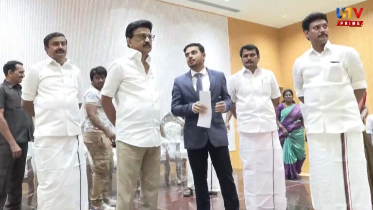 ரூ. 300 கோடி மதிப்பில் பிரம்மாண்டமாக தயாரான பெரியார் அறிவுலகம்.. முதல்வர் மு.க.ஸ்டாலின் ஆய்வு..! MK Stalin UTv