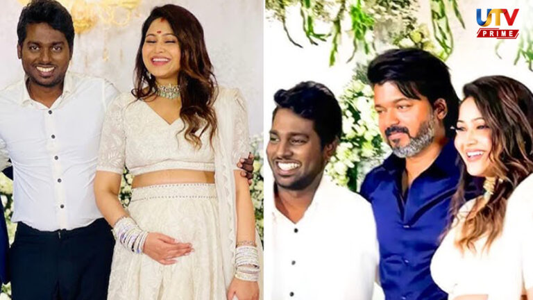 அட்லீ விசேஷத்தில் விஜய் உடன் த்ரிஷா?.. மும்பையில் இருந்து வெளியான புகைப்படங்கள்..! Atlee vijay utv