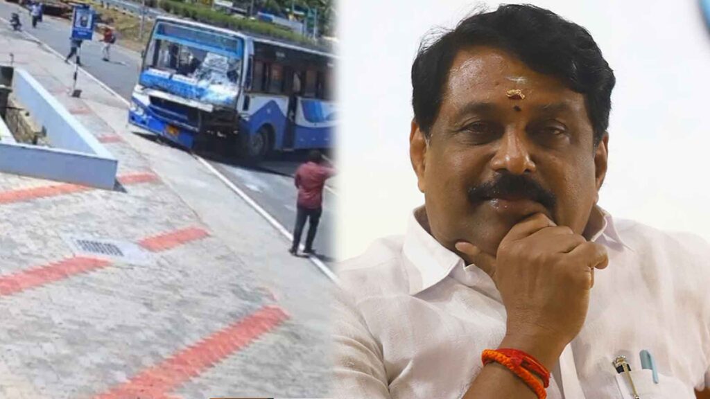 Nayinar Nagendran questions the DMK government for Govt Bus Accident