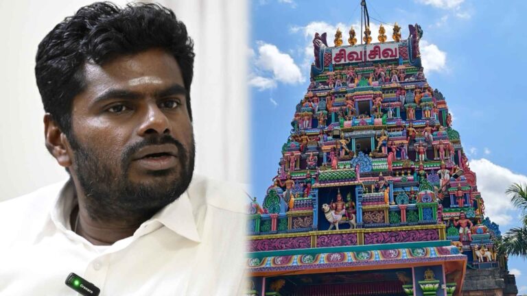 பேரூர் கோவில் தேரோட்டம்..பக்தர்கள் மனம் புண்படும்படி… அண்ணாமலை ஆதங்கம்! Perur temple procession...devotees may be offended...Annamalai Aadangam!