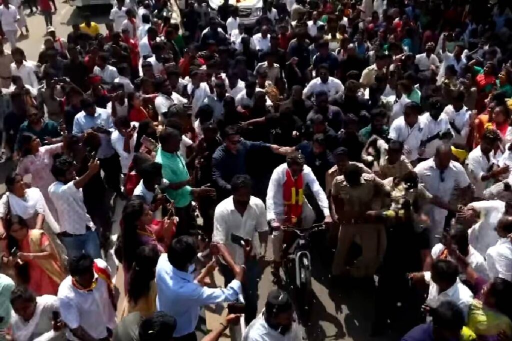 vijay-karaikudi-campaign-no-speech-fans-disappointed