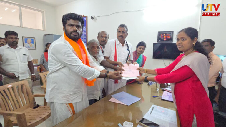 Annamalai joins SP Velumani for election nomination filing in Coimbatore