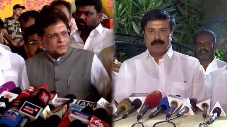 கேப்டன் குறித்து சந்தர்ப்பவாத பேச்சு… பியூஷ் கோயலுக்கு எல்.கே சுதீஷ் கண்டனம்! Opportunistic talk about captain Vijayakanth..LK Sudheesh condemns Piyush Goyal!