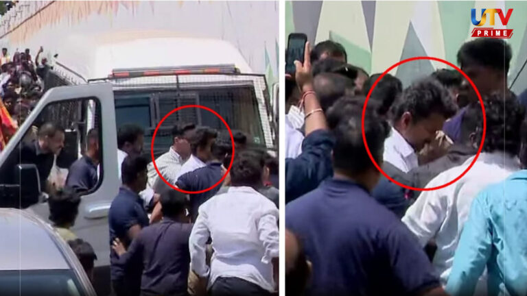 பிரச்சாரத்தை நிறுத்திவிட்டு சாலையில் இறங்கிய விஜய். . திருச்சியில் என்ன ஆச்சு?..! (வீடியோ) Vijay UTV