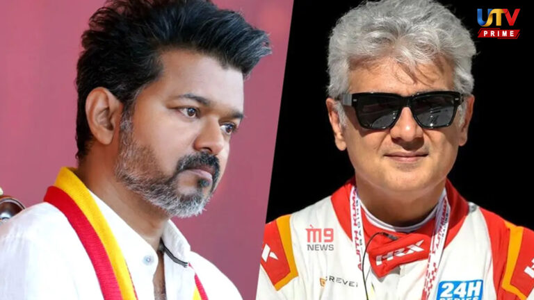 அஜித் விளம்பரம் செய்த அதே பிராண்ட்.. பிரசார வேனில் விஜய் செய்த செயல்..! (வீடியோ) vijay-catches-campa-bottle-during-campaign-viral-video-fans-react